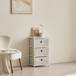 ON 폴 패브릭 3단 서랍장