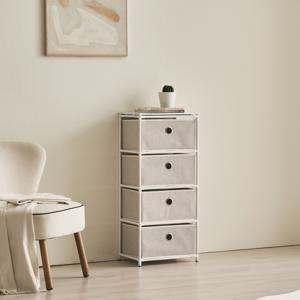 ON 폴 패브릭 4단 서랍장