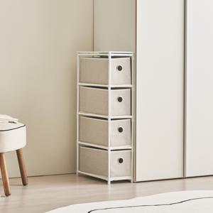 ON 폴 패브릭 슬림 4단 서랍장