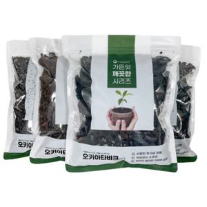 깨끗한 오키아타 바크 중립 2L .소나무 껍질 분갈이흙 조경 파충류 마감재 바닥재.