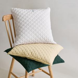 먼지없는 알러지케어 누빔 방석 쿠션커버 식탁 의자방석 50x50 3colors