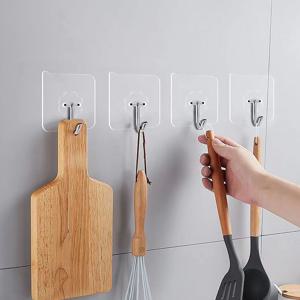 투명 접착식 행거 후크 10개 세트 모자걸이 무타공 무타공 모자걸이 액자걸이 벽걸이 벽옷걸이