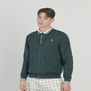헤지스 골프 [[25SS]] HUJU5A212E3 그린 남성 헤리티지 봄버 자켓