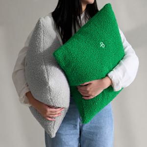 플러프 양털 B 쿠션커버 50x50