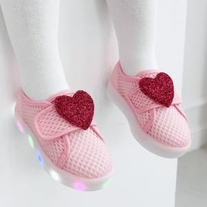 피피 매쉬 LED 여아 운동화