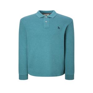 남성 [[24FW]] WHTS4D431T2 [스테디셀러] 터키쉬블루 멜란지 면혼방 긴팔카라티셔츠