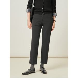 [Essential] 9부 스트레이트 치노 팬츠  블랙 (BF5721E035)