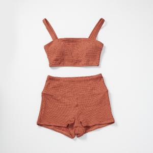 빌라봉 여성 와플 서프 비키니 수영복 WF11BK063DKC