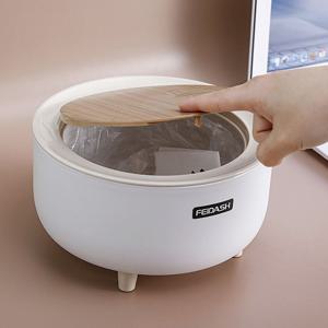 원터치 휴지통 2L 화이트/인테리어/홈데코/생활용품 재떨이 예쁜휴지통 일반쓰레기통