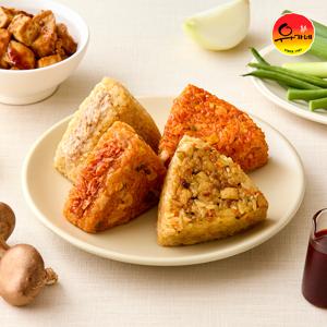 유가네 꾸운 주먹밥 4종 혼합 12팩 (참치마요, 닭갈비, 닭불고기, 불닭)