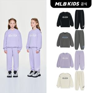 [MLB 키즈] (공식) 스트릿 베이직 컬러 스티치 맨투맨세트 (4color)