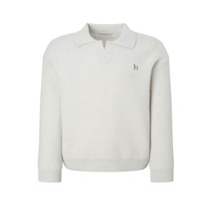 남성 [[25FW]] HZSW5D553G1 [시즌오프]그레이 울 오픈카라 니트