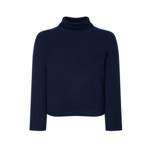 헤지스 여성 [[25FW]] HSSW5DC01N2 [시즌오프][캐시미어100%] 클래식 터틀넥 네이비