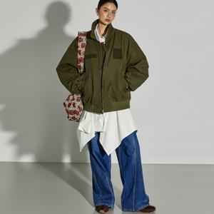 J2927 하이넥 야상 점퍼