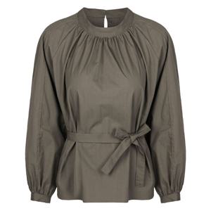 [파슨스] Shirring High Neck Blouse [MSPT9BL04]