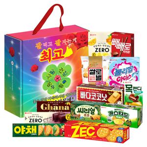신년 덕담 기획팩 12종 선물세트(카스타드,제크,빼빼로,가나 등)