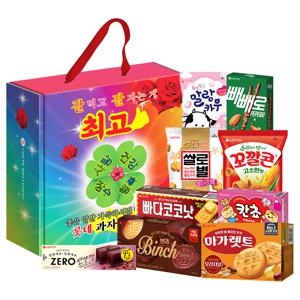 신년 덕담 기획팩 9종 선물세트(마가렛트,빈츠,칸쵸,꼬깔콘 등)