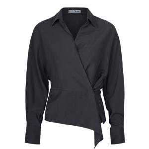 [파슨스] Unbal Wrap Shirt Blouse [PW2T9BL03]