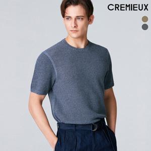 다니엘크레뮤 썸머 린넨 블렌디드 반팔 니트