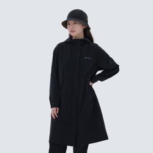 프로 여성 우븐 롱 바람막이 캠핑룩 롱 자켓  S24SWTWB33_BSCJ