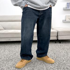 3단기장 웜포켓 세미와이드 기모 데님 팬츠 (KD067)