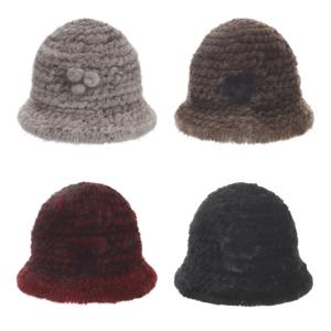 최초가격 79,000원 천연밍크100% 밍크니팅버킷햇