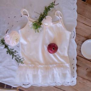 슈크랜치 쫀득스판기모 아래샤링 끈조절 나시탑