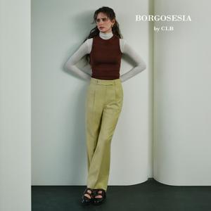 [최초가 89,900원] 울블렌드 턱 팬츠