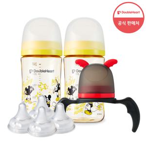 240ml 미키 클래식 트윈팩(젖병2개)+젖꼭지4개+리틀데몬SET