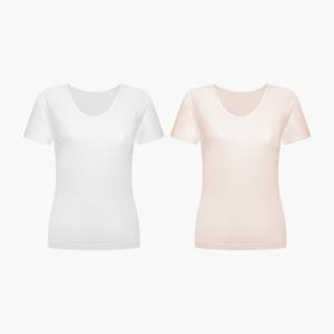 순면 흰색 스킨색 여성 편한 반팔 런닝 나시 백색