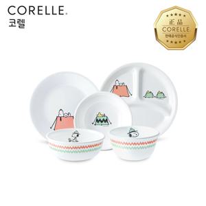 스누피캠핑 한국형 1인 5P 원형 삼절홈세트