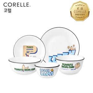 피너츠 75주년 에디션 한국형 1인 5P 원형 홈세트(블루)