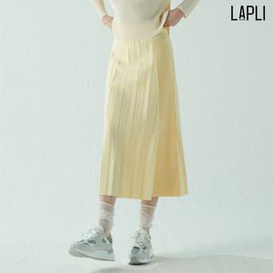 [최초가 109000원] 와이드 플리츠 미디 스커트_LPSKS023001