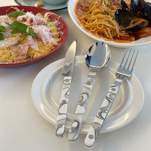 사브르 비스트로 샤이니 디너세트 2color 듄아이보리/듄블랙