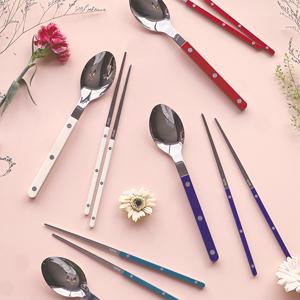 사브르 비스트로 샤이니 고급 커트러리 한식세트 [젓가락+디너스푼]