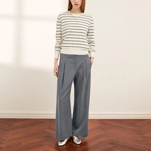 배색 스트라이프 니트 SSKPOQ12010