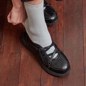 [정상가 165,000원] 여성 소가죽 스트랩 메리제인 스니커즈 - 3FS4046/4047