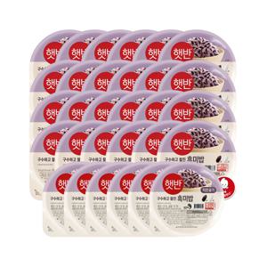 햇반 흑미밥 한달팩 210g x24개+흑미밥 130g x6개 (총 30개)