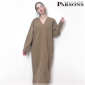 [파슨스] [Assuline] Teddy V-neck Dress ASSRAOP02