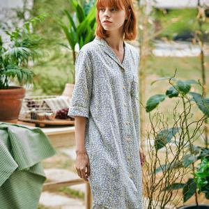 [선데이라운지]여자 옐로우아이비 코튼레이온 원피스 세트 SWSBC072