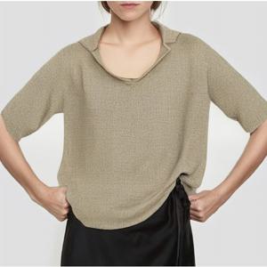 [두낫플랜][HALLAN]후드 보카시 썸머 반팔 니트