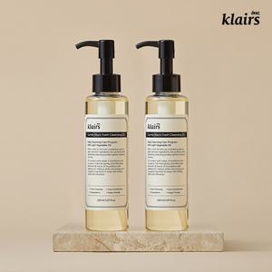 [2개SET] 클레어스 젠틀 블랙 프레쉬 클렌징 오일 150ml