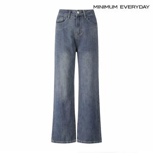 정상가 69000원ㅣ 에브리데이]데님 스트레이트 롱 팬츠 (EB3TA002D)