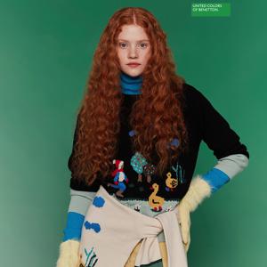 오리 꽃 인타샤 니트 BAKP55461