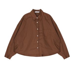 [파슨스] Brown Cotton Shirt [WHRS9SH04]