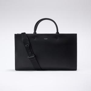 [ROGAN] 로건 블랙 레더 심플 토트백 JUBA6E941