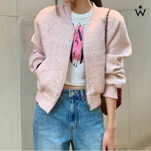 정상가:149,000원ㅣ페미닌 데일리 트위드 집업 긴팔 자켓 (WIBAJK009)