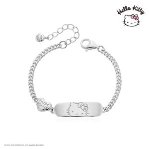 [각인상품] 헬로키티주얼리 실버 미아방지팔찌 (하트)