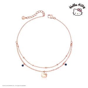 헬로키티주얼리 실버 블루 글라스세라믹 발찌 HLSBF314-P