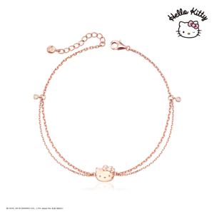 헬로키티주얼리 실버 시그니처 포인트 발찌 HLSBF313-P